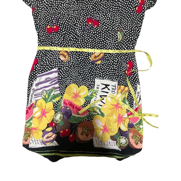 Vintage Carol Anderson California Kiwi Fruit Theme Shift Dress Womans‎ Size 10 - Picture 5 of 10